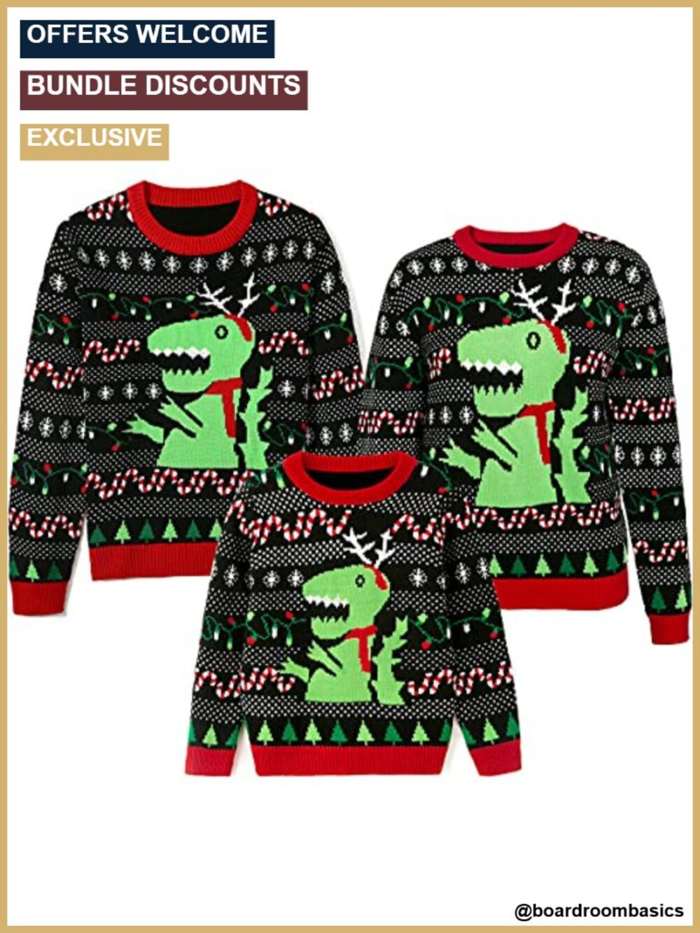 Simplee Kids Ugly Christmas Sweater 100% Acrylic Knitted Pullover Holiday